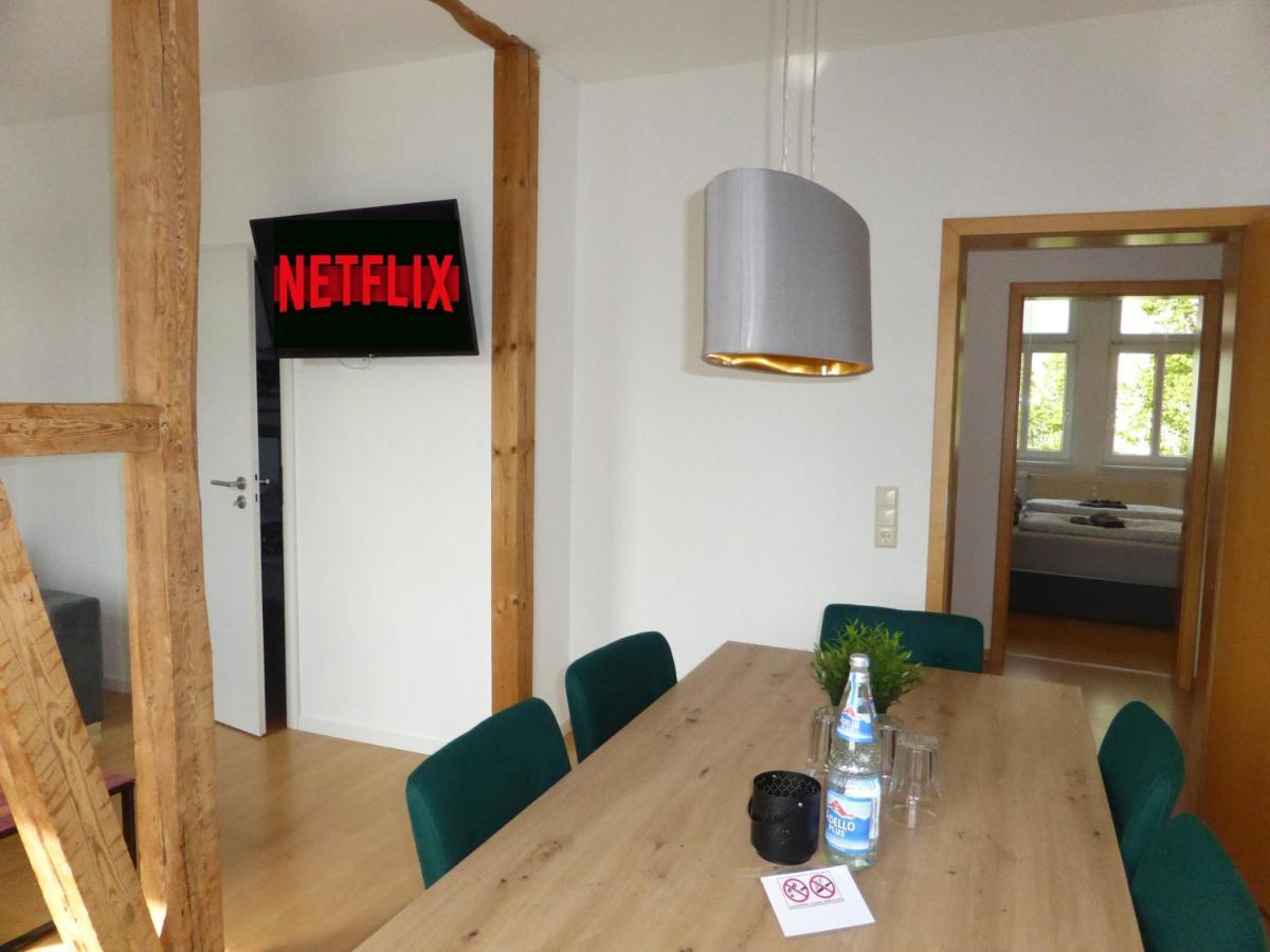 Jena City Apartment, Balkon, Sonnig, Wifi, Parkplaetze, Naehe Zentrum Kültér fotó
