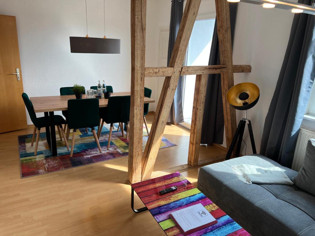 Jena City Apartment, Balkon, Sonnig, Wifi, Parkplaetze, Naehe Zentrum Kültér fotó