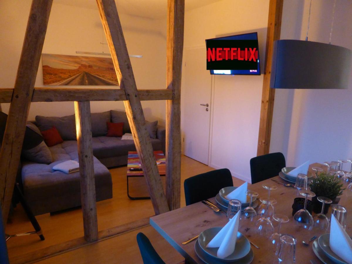Jena City Apartment, Balkon, Sonnig, Wifi, Parkplaetze, Naehe Zentrum Kültér fotó