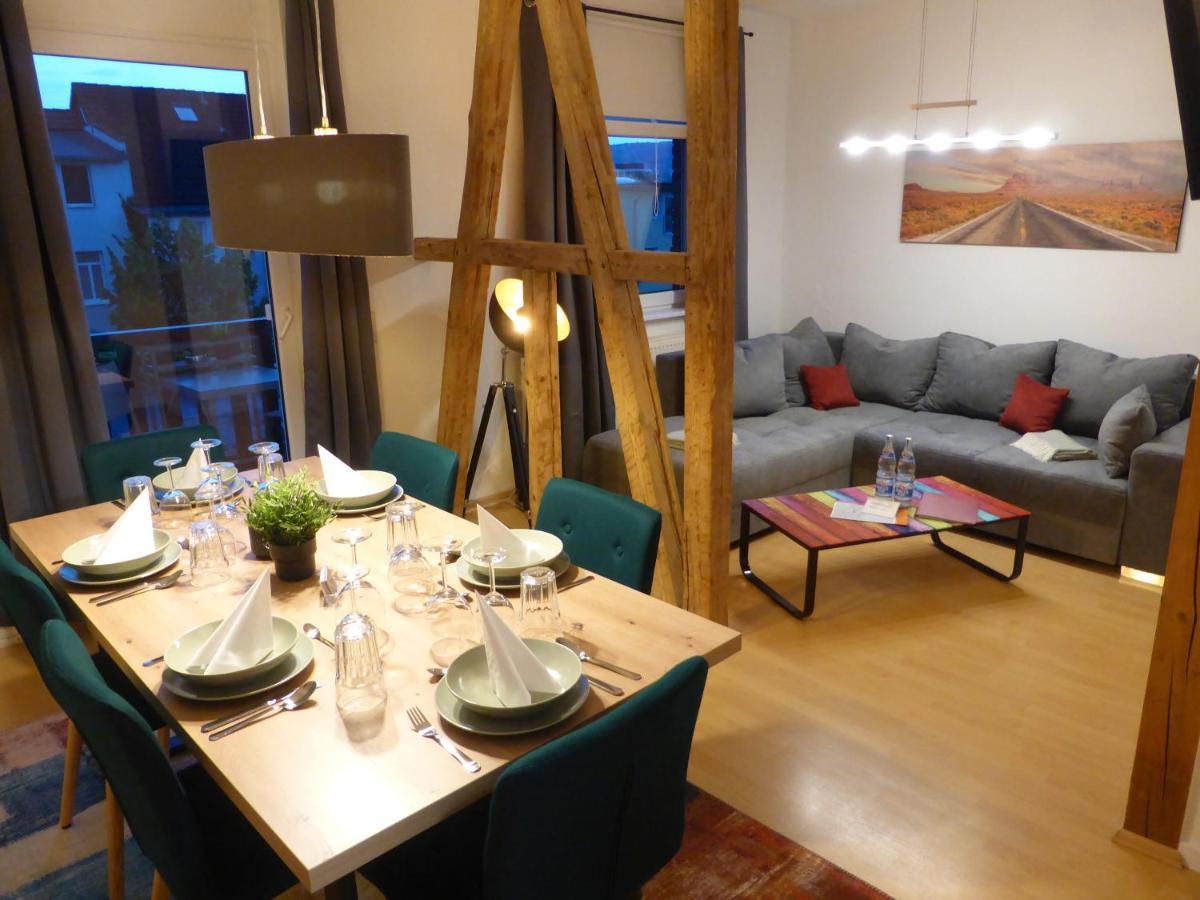 Jena City Apartment, Balkon, Sonnig, Wifi, Parkplaetze, Naehe Zentrum Kültér fotó