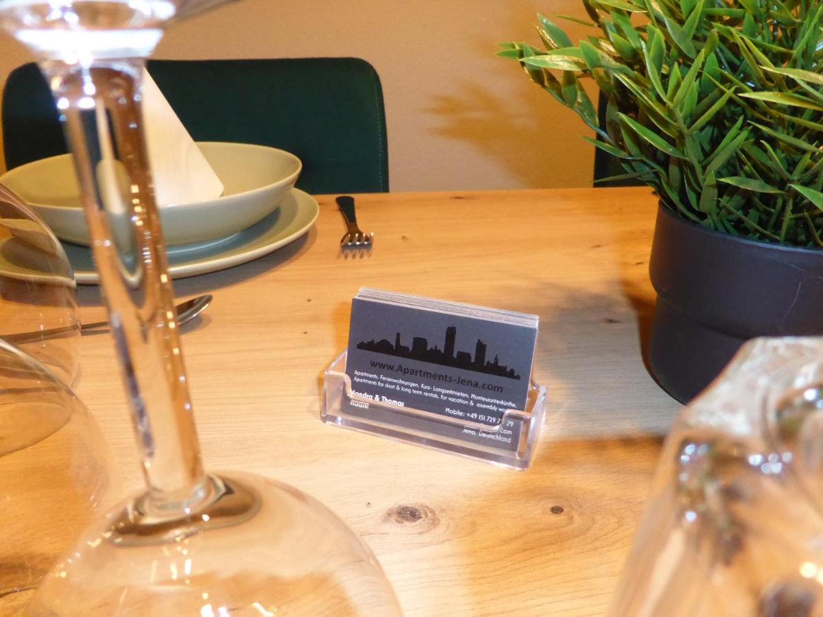 Jena City Apartment, Balkon, Sonnig, Wifi, Parkplaetze, Naehe Zentrum Kültér fotó